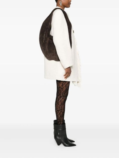 Maeden large suede crescent shoulder bag - Brown - zdjęcie produktu nr 2