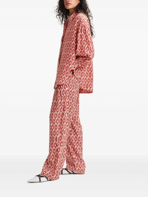 Essentiel Antwerp Ihedford printed shirt - Orange - zdjęcie produktu nr 2