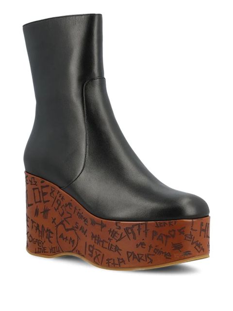 Chloé 80mm Maxime boots - Black