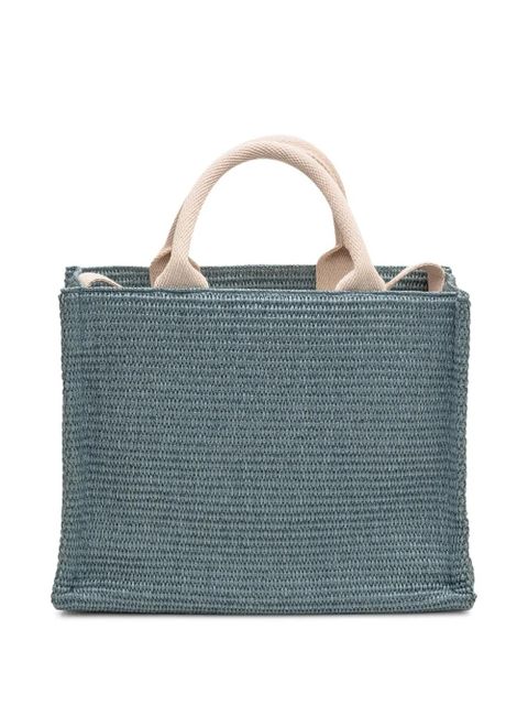 Marni logo-embroidered tote bag - Green - zdjęcie produktu nr 2