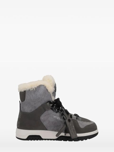 Off-White shearling boots - Grey
