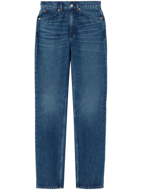 RE/DONE 70's high-waist straight-leg jeans - Blue - zdjęcie produktu nr 1