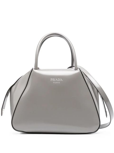 Prada small Supernova leather tote bag - Grey - zdjęcie produktu nr 1