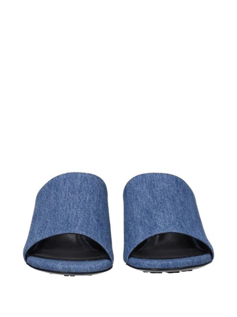 Givenchy G Cube chain denim sandals - Blue