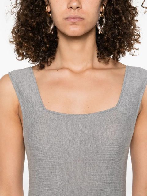 KHAITE Jodie midi dress - Grey - zdjęcie produktu nr 2