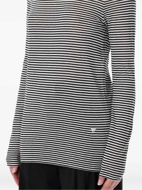 TOM FORD striped-pattern top - White