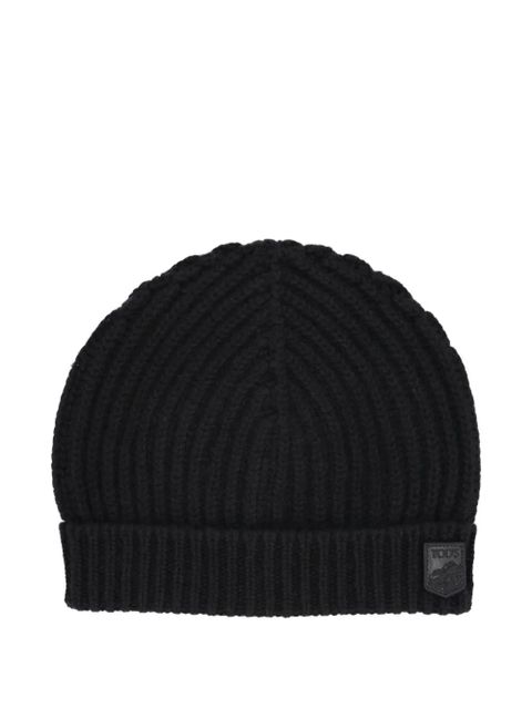 Tod's ribbed knit beanie - Black - zdjęcie produktu nr 1