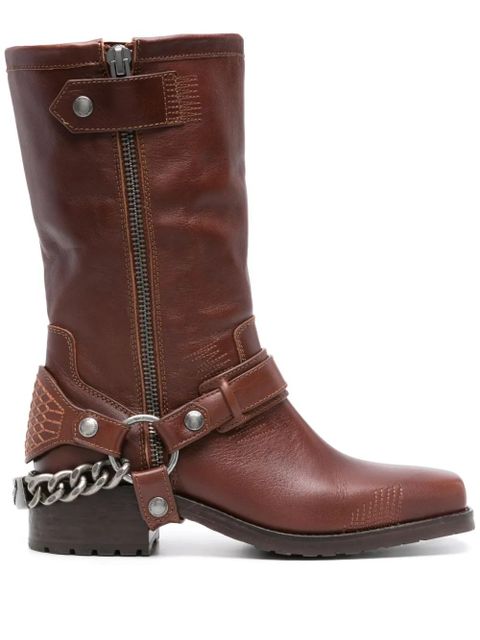 Zadig&Voltaire Igata leather boots - Brown - zdjęcie produktu nr 1
