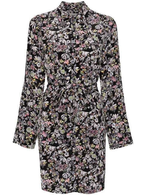 Zadig&Voltaire botanical-print silk shirtdress - Black - zdjęcie produktu nr 1