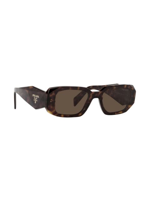 Prada PR17WS geometric-frame sunglasses - Brown