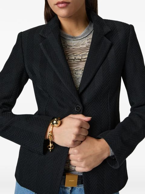 Missoni zigzag-pattern blazer - Black