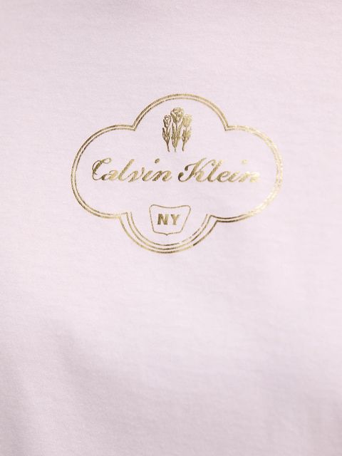 Calvin Klein Jeans t-shirt bawełniany damski kolor różowy LV047E811G