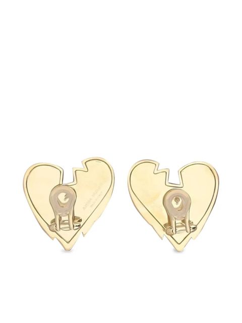 Amina Muaddi Heartbreaker earrings - Gold - zdjęcie produktu nr 2