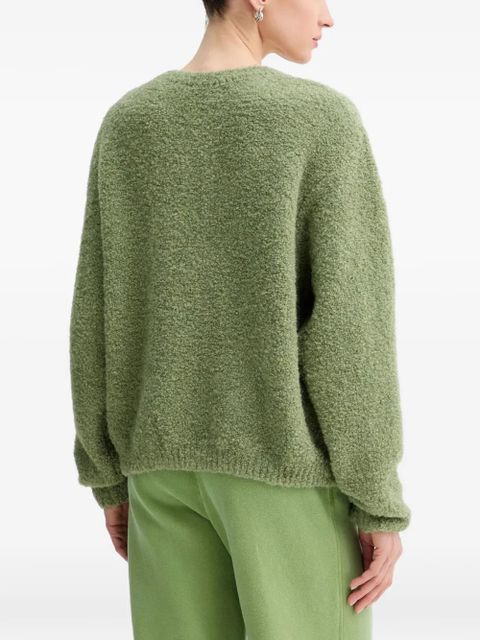 American Vintage Zolly textured cardigan - Green