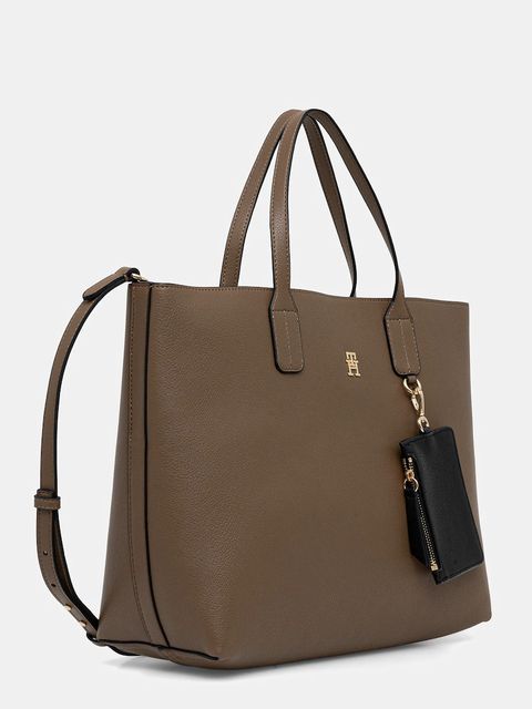 Tommy Hilfiger torebka kolor brązowy AW0AW18122 - zdjęcie produktu nr 2