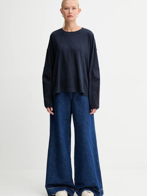 G-Star longsleeve kolor granatowy D27192.C756