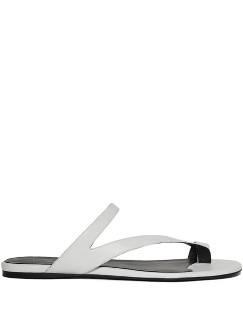 KHAITE Aimee double-strap flat sandals - White - zdjęcie produktu nr 1