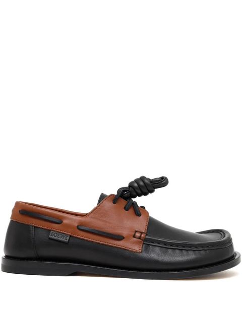 LOEWE leather loafers - Black - zdjęcie produktu nr 1