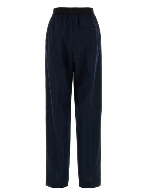 Balenciaga embroidered wool trousers - Blue - zdjęcie produktu nr 2