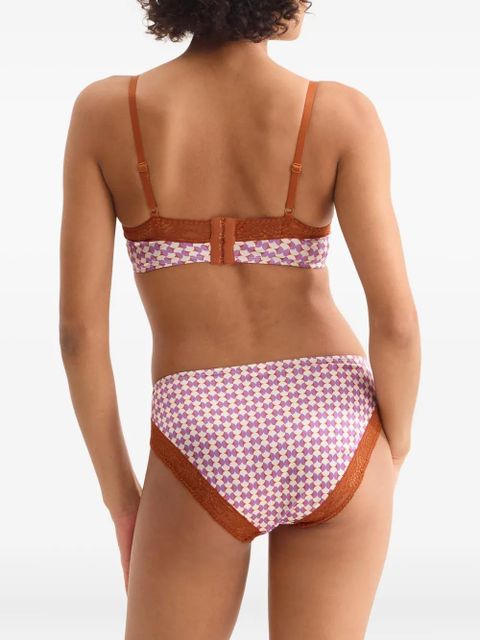 ERES Slow lace-trim briefs - Purple