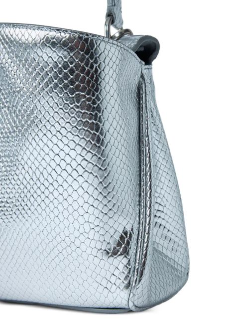 Balenciaga croc-embossed rodeo mini tote bag - Silver - zdjęcie produktu nr 2