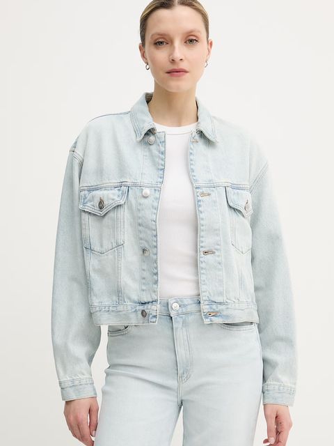 Tommy Hilfiger krótka kurtka damska jeansowa - zdjęcie produktu nr 1