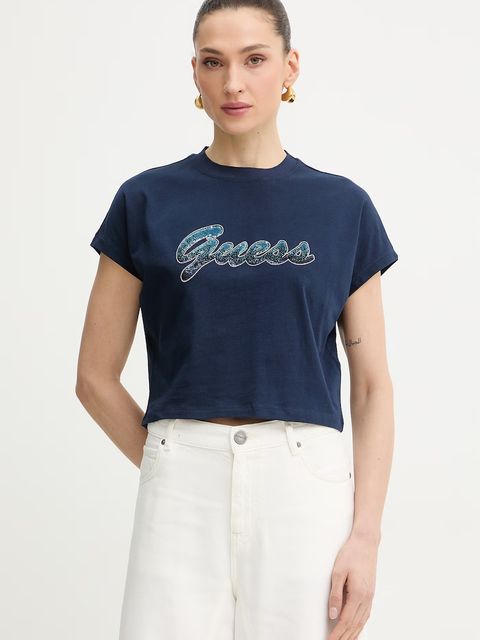 Guess t-shirt damski bawełniany - zdjęcie produktu nr 2