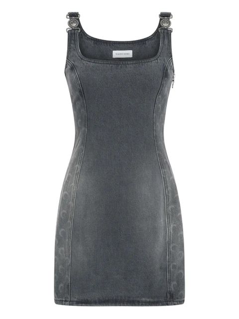 Marine Serre Moon sleeveless denim dress - Grey - zdjęcie produktu nr 1