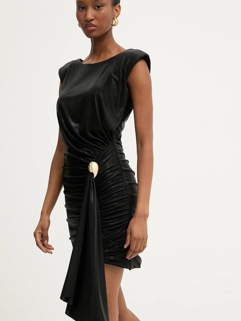 Answear.LAB sukienka kolor czarny mini dopasowana - zdjęcie produktu nr 1