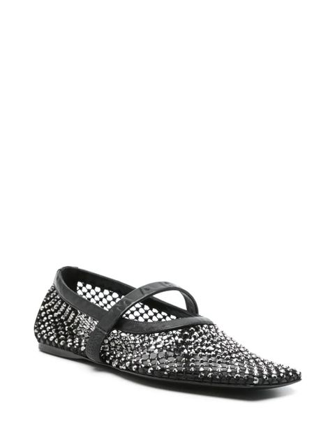 Marni crystal-embellished ballet flats - Black - zdjęcie produktu nr 2