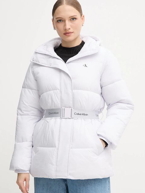 Calvin Klein Jeans kurtka kolor fioletowy zimowa LV047D507G - zdjęcie produktu nr 1