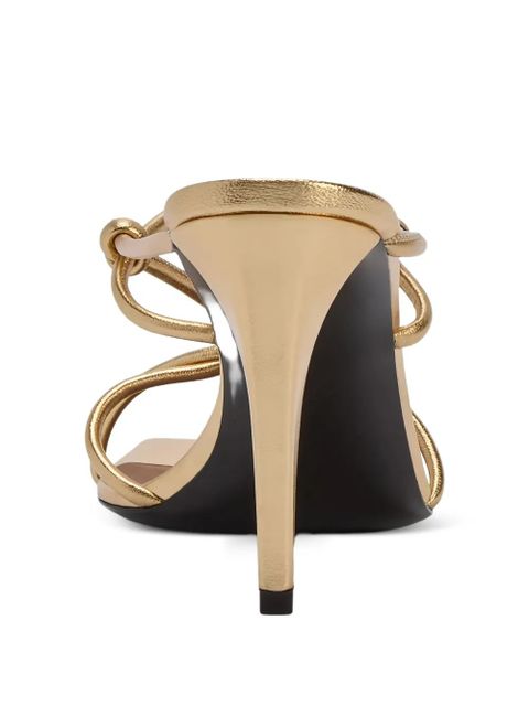 Giuseppe Zanotti knotted 90mm sandals - Gold