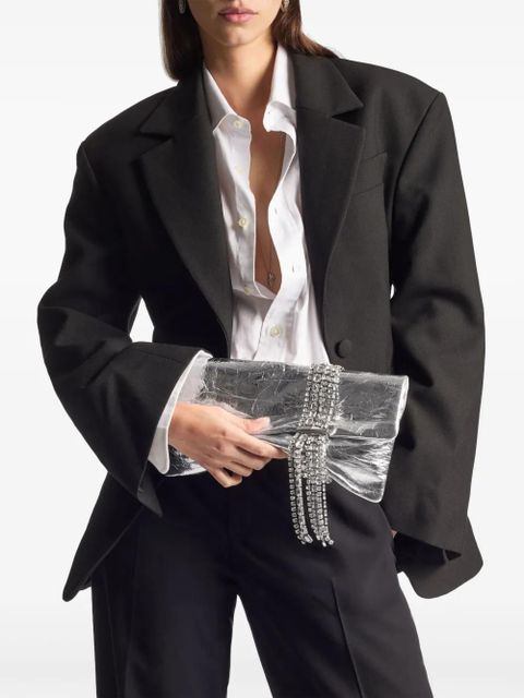 Jimmy Choo Zandra clutch bag - Silver - zdjęcie produktu nr 2