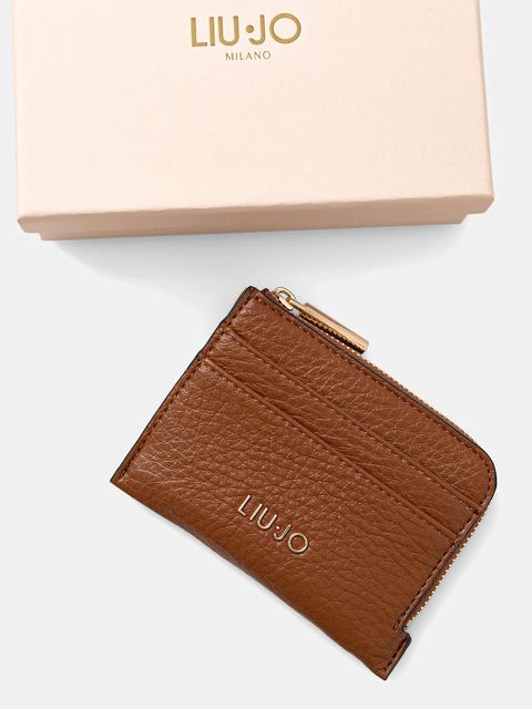 Liu Jo etui na karty kolor pomarańczowy AF5173.E0027