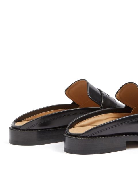 Maison Margiela Tabi City leather mules - Black
