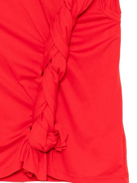 Comme Des Garçons knot-detail vest - Red