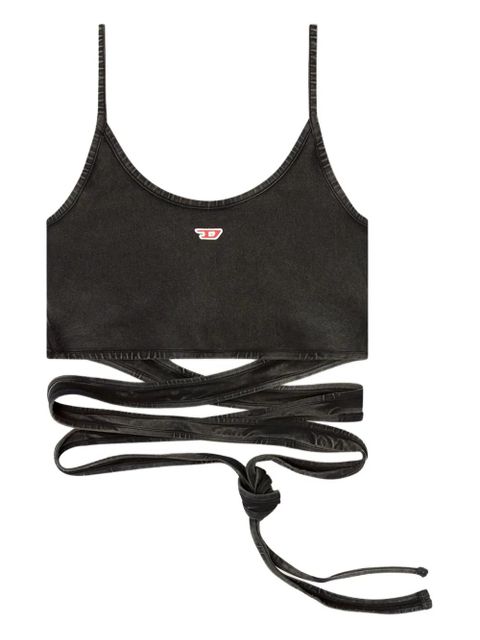 Diesel T-Leya-Tail-R1 strap-detail top - Black - zdjęcie produktu nr 1