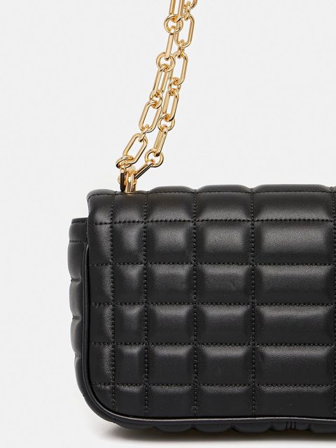 MICHAEL Michael Kors torebka skórzana TRIBECA kolor czarny 30R4G2RL7L