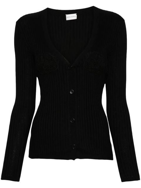 Magda Butrym crochet-bra cardigan - Black - zdjęcie produktu nr 1