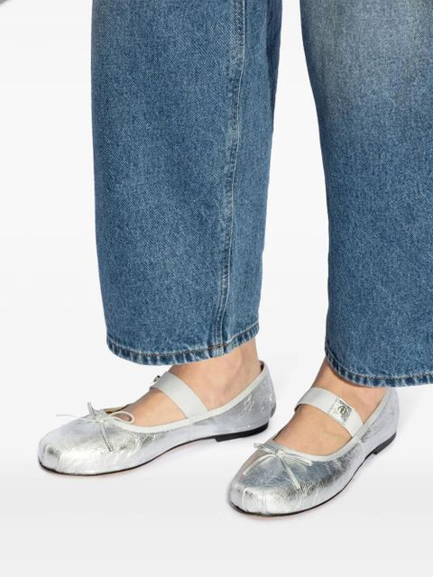 ANINE BING Jolie ballet flats - Silver