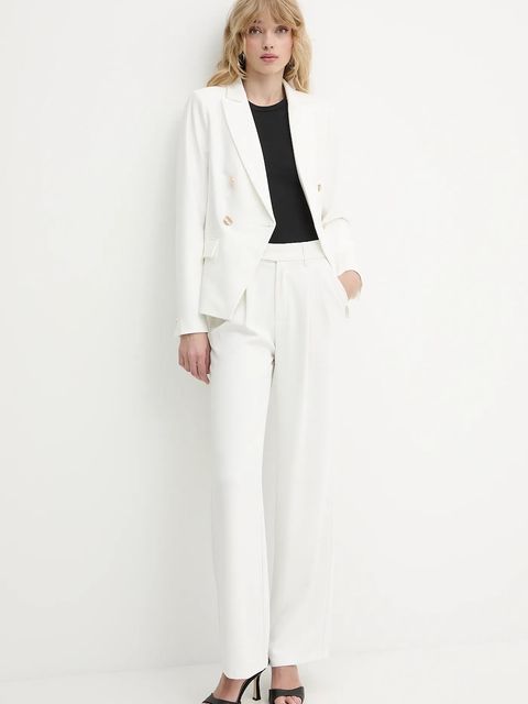 Morgan marynarka kolor biały dwurzędowa gładka VPKY.F