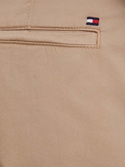 Tommy Hilfiger szorty damskie kolor beżowy gładkie high waist WW0WW42457