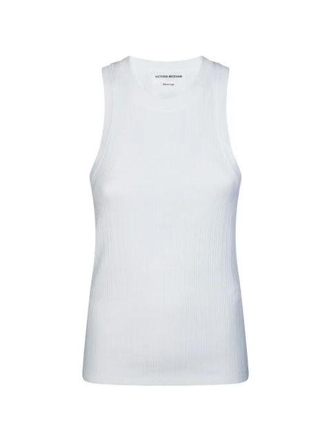 Victoria Beckham ribbed tank top - White - zdjęcie produktu nr 1