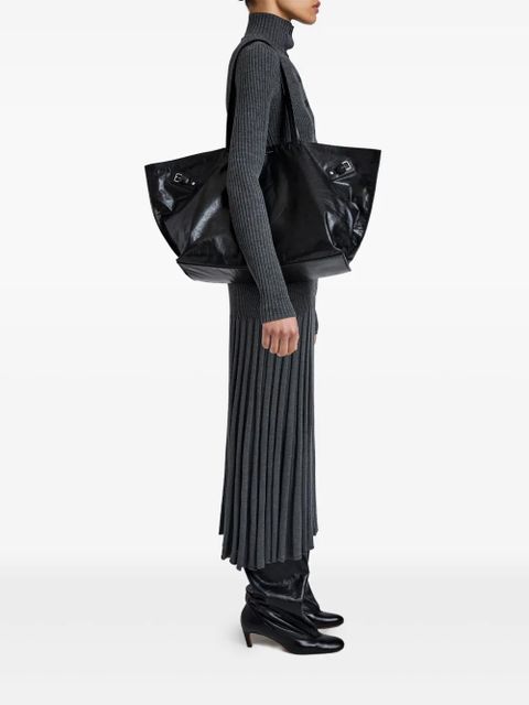 Proenza Schouler large Days Carryall buckle-detail tote bag - Black - zdjęcie produktu nr 2