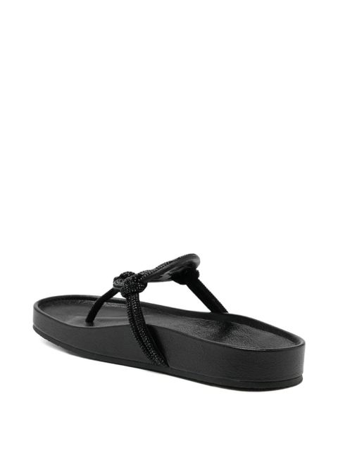 Tory Burch embellished sandals - Black