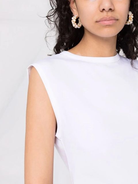 LouLou de Saison Brani sleeveless T-shirt - White