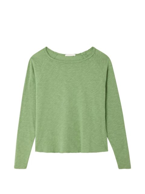 American Vintage Sonoma long-sleeve boat-neck top - Green - zdjęcie produktu nr 1