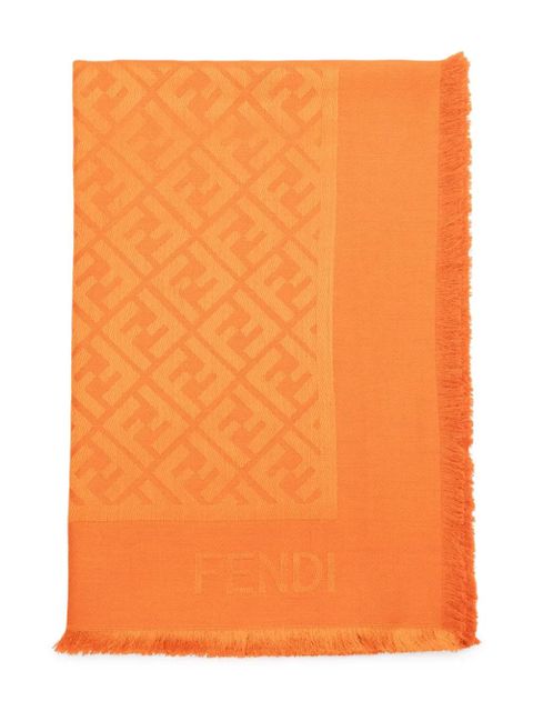 FENDI FF-motif shawl - Orange - zdjęcie produktu nr 1