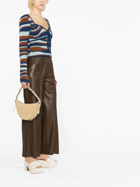 BY FAR Gib suede shoulder bag - Neutrals - zdjęcie produktu nr 2