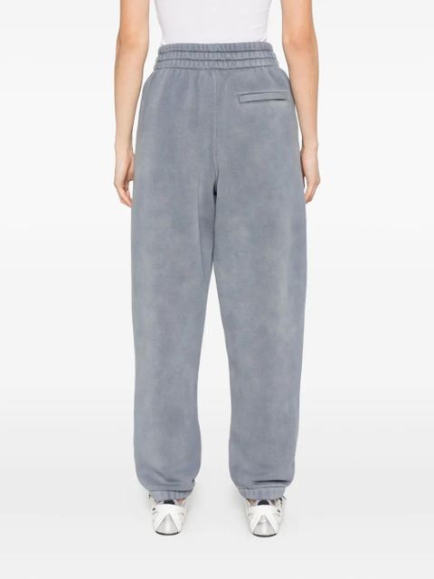 Alexander Wang logo-embroidered sweatpants - Blue